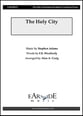 The Holy City SATB choral sheet music cover